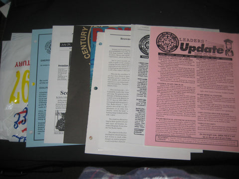 1997 National Jamboree Lot of Paper Items