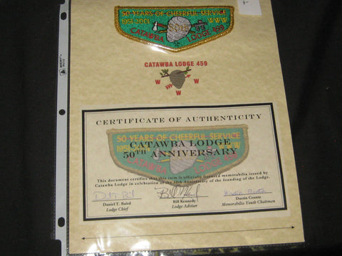 Catawba 459 s67 on Certificate of Authenticity