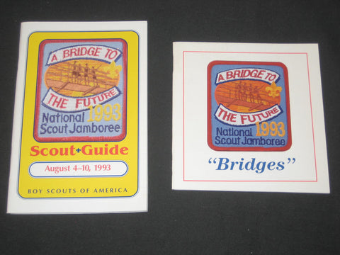 1993 National Jamboree Bridges & Scout Guide Books