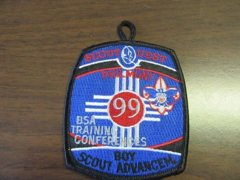 Philmont BSA 1999 Boy Scout Advancement Training Conferences Patch