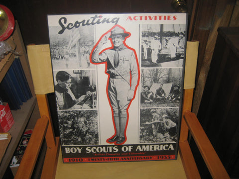 BSA 25th Anniversary Poster, framed,