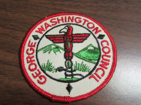 George Washington Council round Council Patch