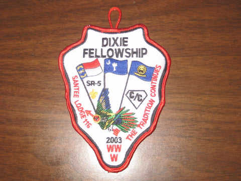 SR-5 2003 Dixie Fellowship pocket patch