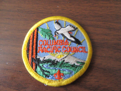 Columbia Pacific Council 2 1/2 inch round Council Patch