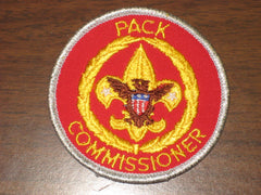 Pack Commissioner Patch, silver mylar border