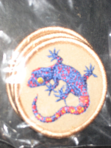 Salamander or Iguana tan Patrol Medallions Lot of 4
