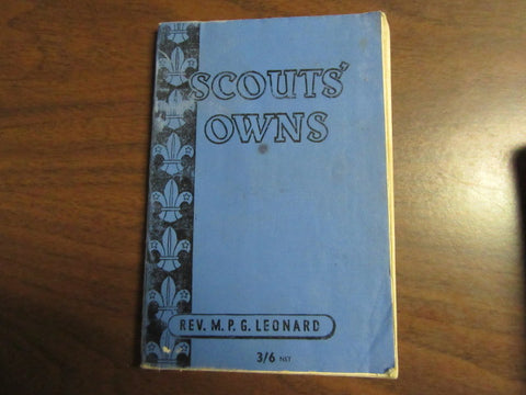 Scouts' Owns, Rev. M.P.G. Leonard, British, 1948 Religious Books