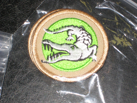Alligator tan Patrol Medallion, lot of 3