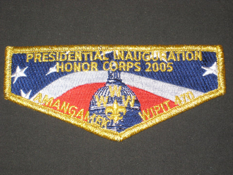 Amangamek-Wipit 470 s89 2005 Inauguration Flap