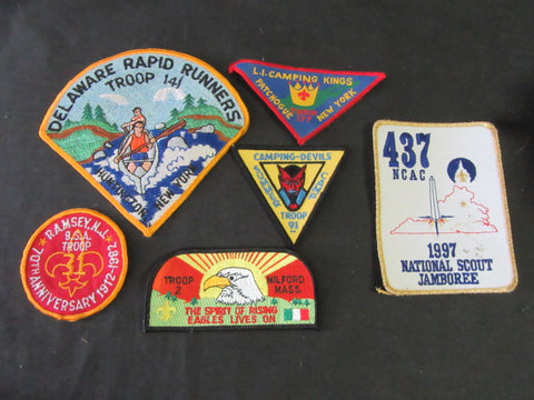 Troop and Explorer Post Patches, Lot of 15
