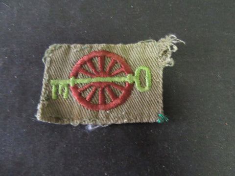 Quartermaster Position Patch, folded under