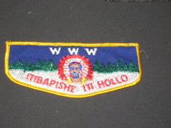 Itibapishe Iti Hollo 188 f2 Flap, worn
- the carolina trader