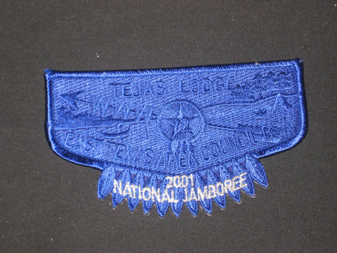 Tejas 72 s32 2001 National Jamboree Flap