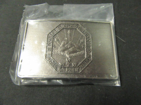 1985 NOAC Metal Belt Buckle