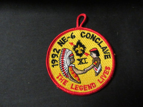 NE-6 1992 Conclave Pocket Patch