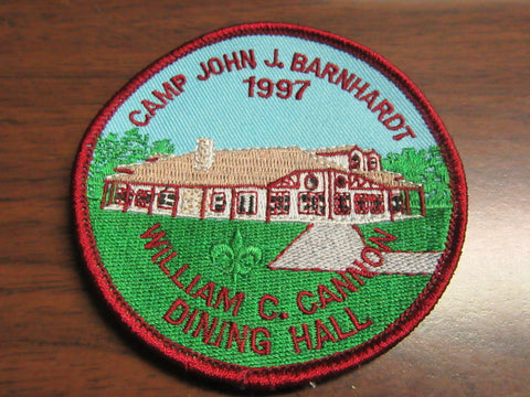 Camp John J. Barnhardt 1997 Pocket Patch