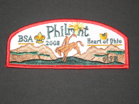 Heart of Ohio Council 2008 Philmont red border CSP