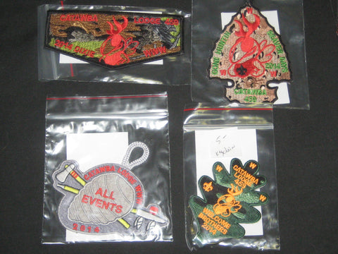 Catawba 459 2014 Dixie Flap, 6 Event Patches & Keychain