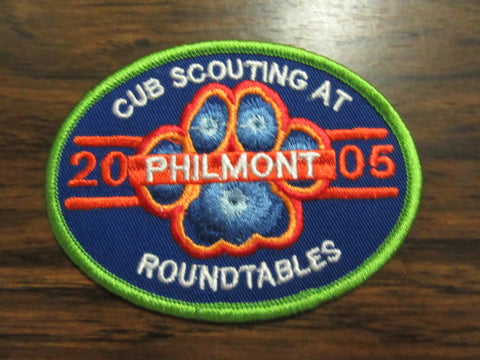 Philmont Training Center 2005 Cub Scouting Roundtables Patch