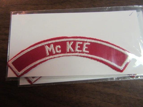 Mc Kee Red and White Community Strip
