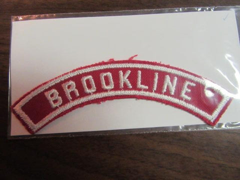 Brookline Red and White Community Strip