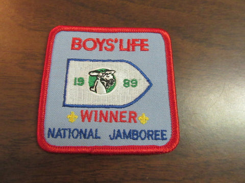 1989 National Jamboree Boys' Life Winner Patch, Patrol Flag Contest