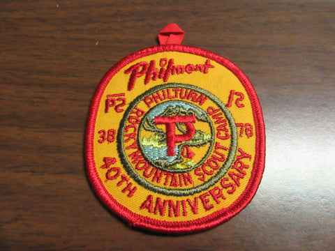Philmont Scout Ranch 1978 40th Anniversary Patch