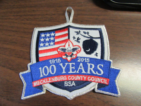 Mecklenburg County Council 2015 100th Anniversary Council Patch