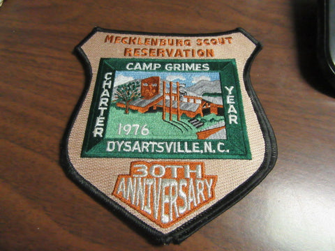 Camp Grimes 30th Anniversary Jacket Patch