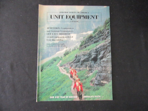 BSA Official Catalog  1990  Uniforms and Equipment