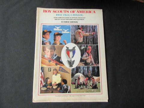BSA Official Catalog 1982 Fall Leader Edition
