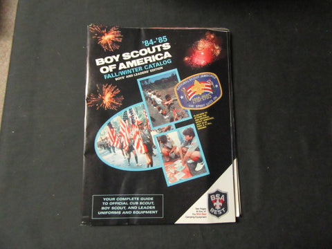 BSA Official Catalog 1984-85 Fall/Winter Boys' and Leader's Edition
