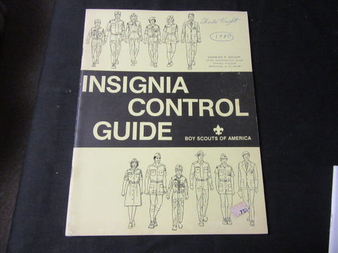 Insignia Control Guide, Oct. 1980