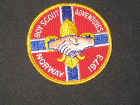 Norway 1973 Boy Scout Adventures Patch