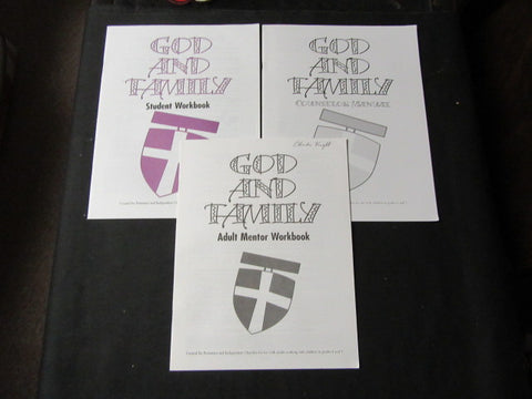 God and Family Religious Award Booklets, etc.