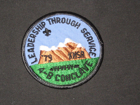 4B 1979 Conclave KNSA Pocket Patch