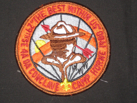 4A 1980 Conclave Pocket Patch