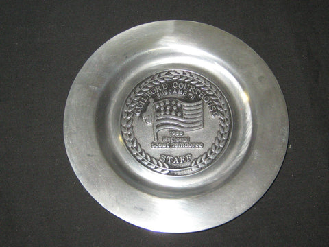 1985 National Jamboree Sub Camp 11 Staff Pewter Plate