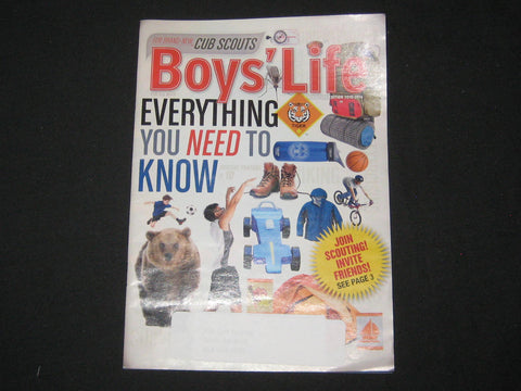 Boys' Life Sample Issue for Cub Scouts, Mini Mag 2015- 2016