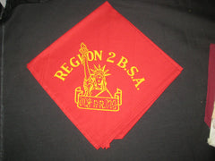 Region 2 Neckerchief, 3 state scroll design