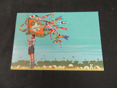 1987-88 World Jamboree Postcard