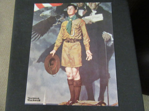 A Scout is Loyal, Norman Rockwell Boy Scout Over-sized Post Card