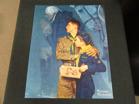 Our Heritage, Norman Rockwell Boy Scout Over-sized Post Card