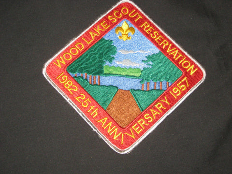 Wood Lake Scout Reservation 1982 25th Anniversary Jacket Patch