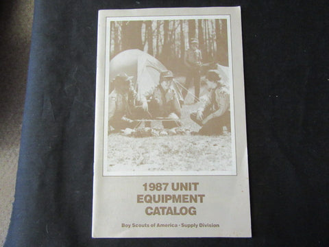 1987 Unit Equipment Catalog from the BSA Supply Division