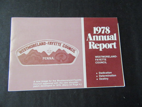 Westmoreland-Fayette Council 1978 Annual Report
