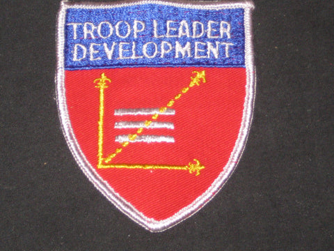 Troop Leader Development Patch 1970s