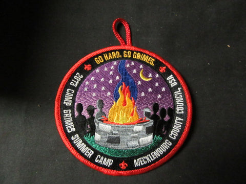 Camp Grimes 2013 Pocket Patch