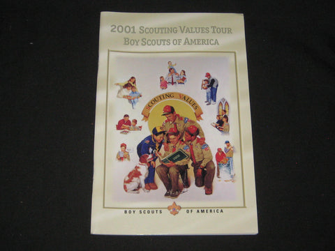 2001 Scouting Values Tour BSA Print Guidebook