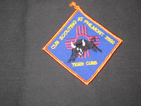 Philmont Cub Scouting 2000 Tiger Cubs Patch